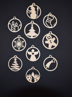 Addobbi natalizi in legno