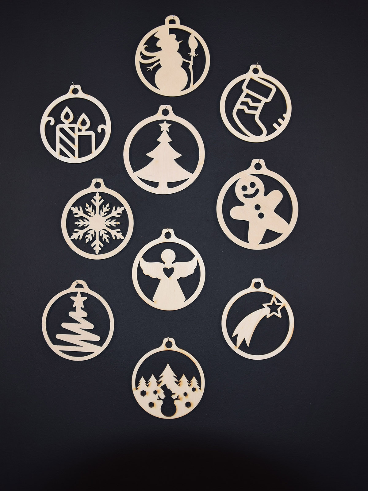 Addobbi natalizi in legno