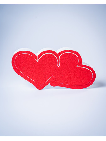 Scatola di polistirolo a cuore
