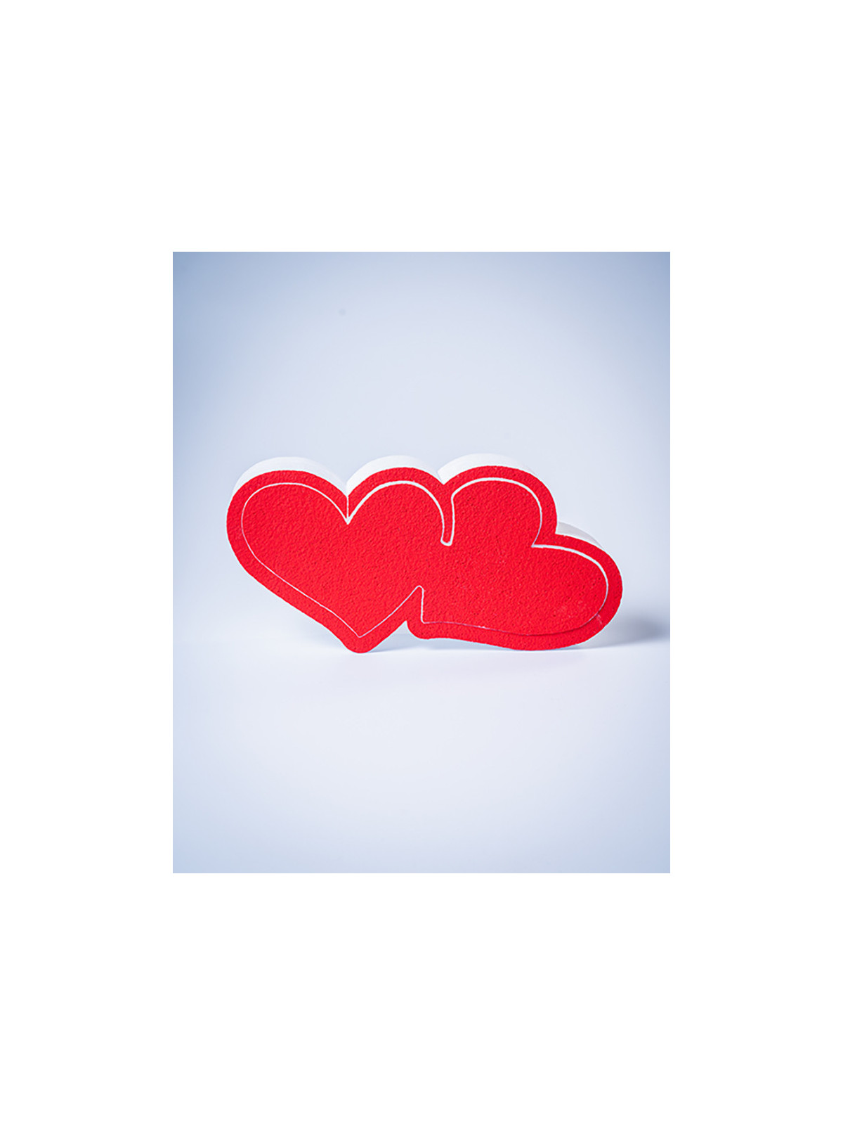 Scatola di polistirolo a cuore