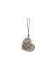 Ciondolo a cuore in legno
