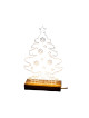 albero di natale in plexiglas con base luminosa