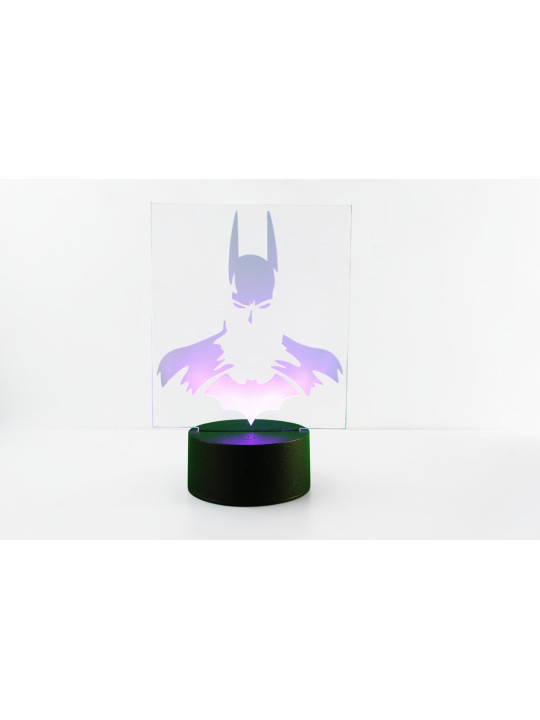 Lampada da tavolo Batman in plexiglass